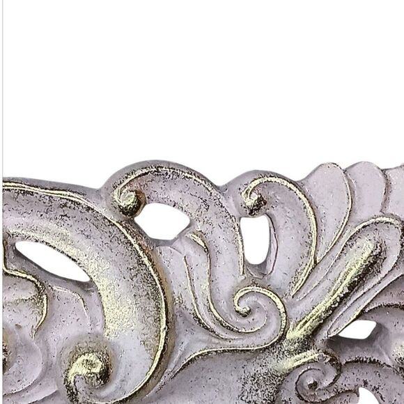 Pink & Gold Photo Frame Scallop Design Tabletop or Hanging 8"x8" Photo 3.5"x3.5" - Picture 13 of 13